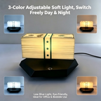 Magnetic Levitation Dollar Night Light, 3 Color Modes Glowing Money Stack Lamp, Creative Get-Rich Vibe Desktop Ornament, Unique Ambient Gift