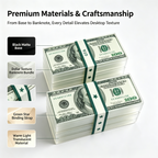 Magnetic Levitation Dollar Night Light, 3 Color Modes Glowing Money Stack Lamp, Creative Get-Rich Vibe Desktop Ornament, Unique Ambient Gift