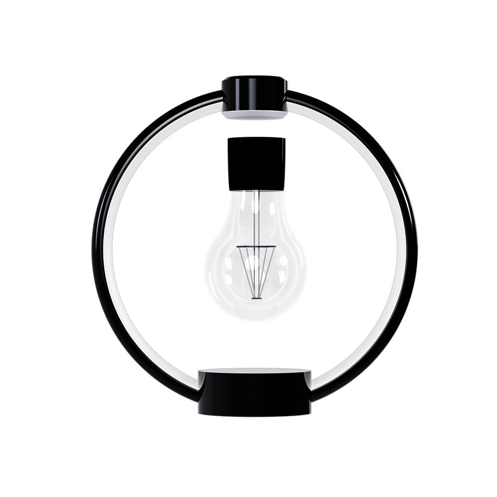 Magnetic Levitating Light Bulb Table Lamp, Touch Control Stepless Dimmable Night Light, Creative Decor Desk Lamp for Home, Unique Gift for Birthday Housewarming